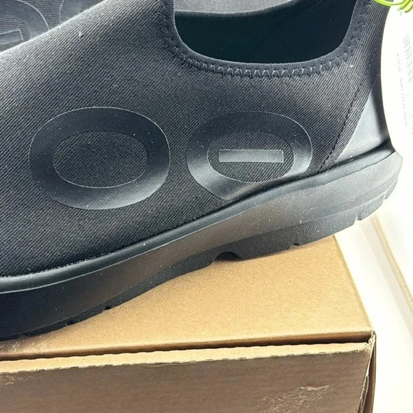NWT OOFOS OOMG EEZEE MEN BLACK US SIZE 11 slip on shoe style 5082 NIB - Picture 5 of 16